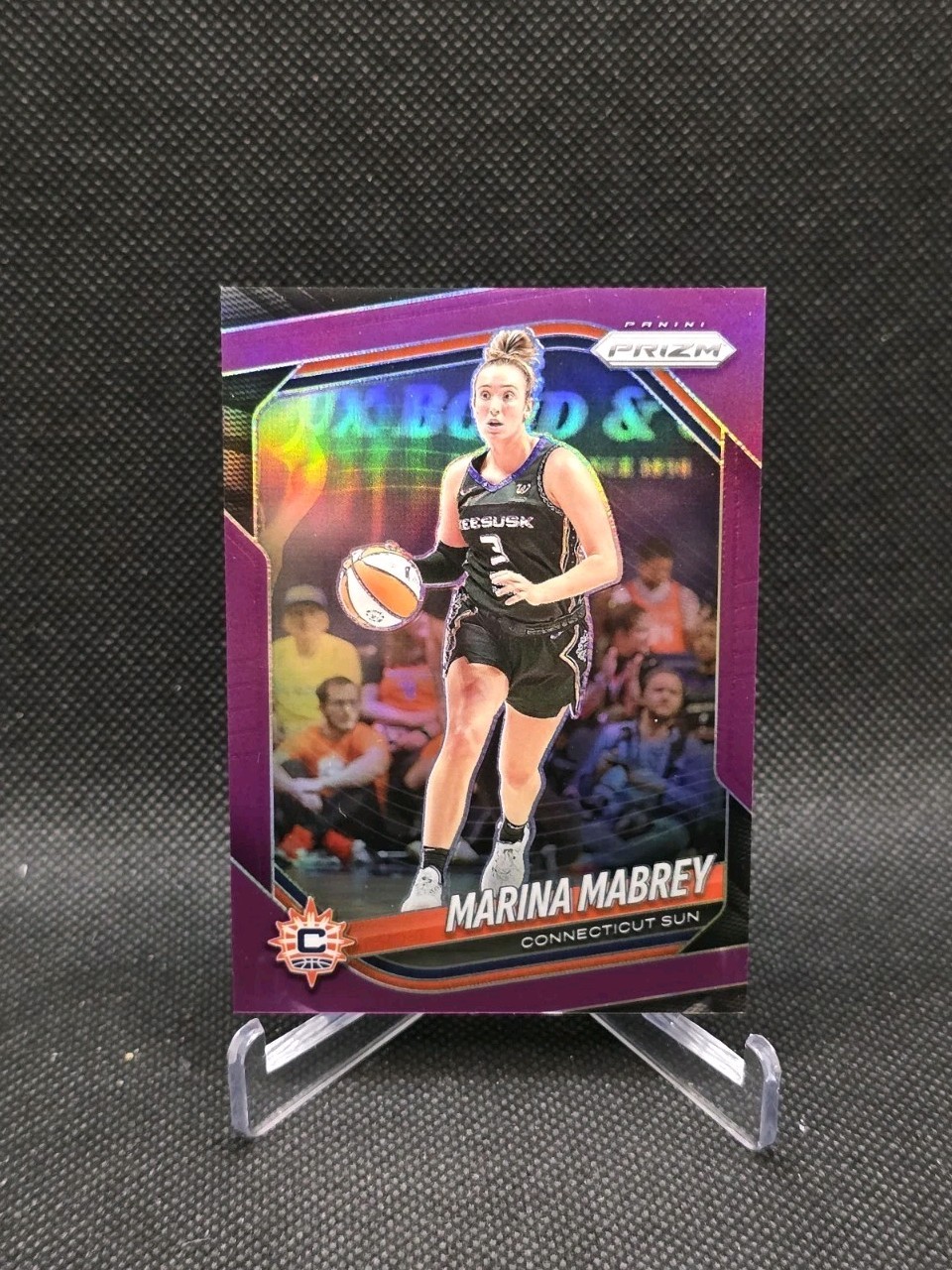 2025 Panini Prizm WNBA #18 Marina Mabrey Purple Prizm /149