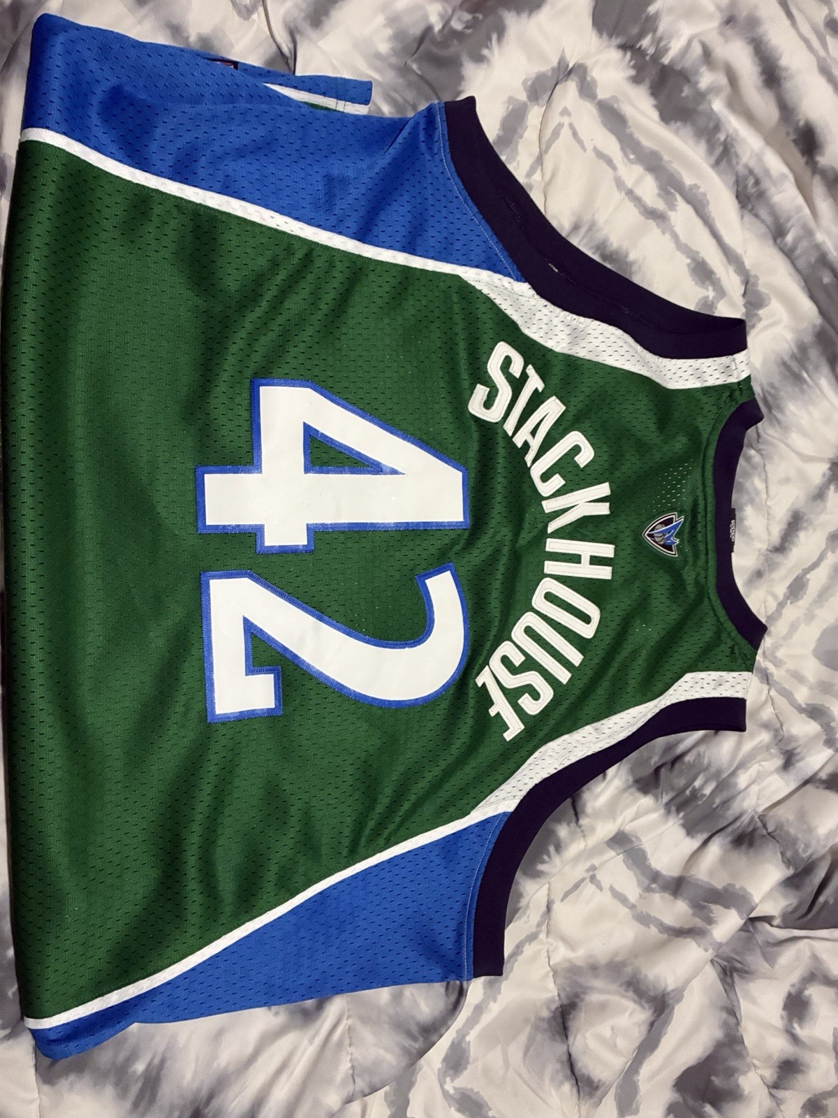 Adidas Dallas Mavericks Jerry Stackhouse #42 Jersey Green Mens Medium NBA