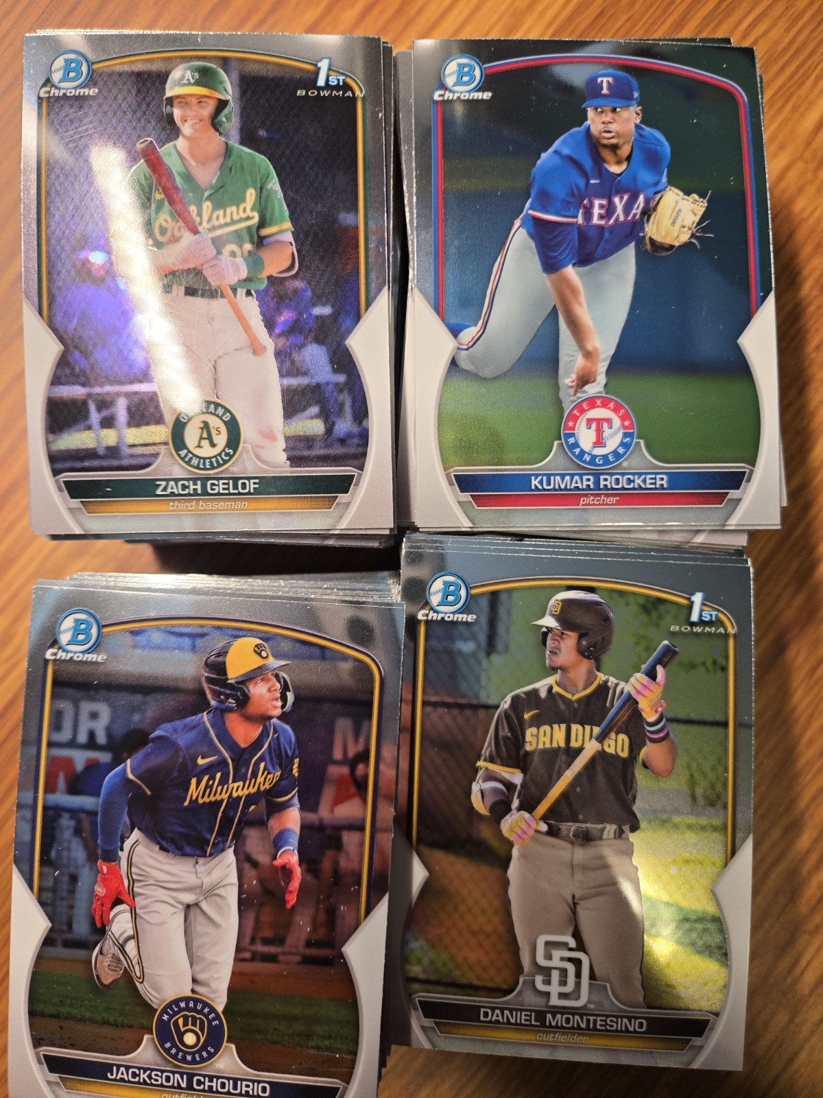 2023 Bowman Chrome Prospects BCP1-BCP150