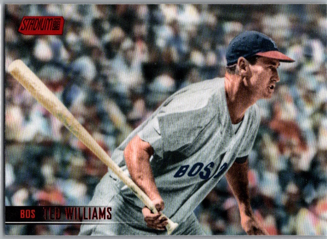 2021 Topps Stadium Club – Ted Williams #195 Red Foil Boston Red Sox