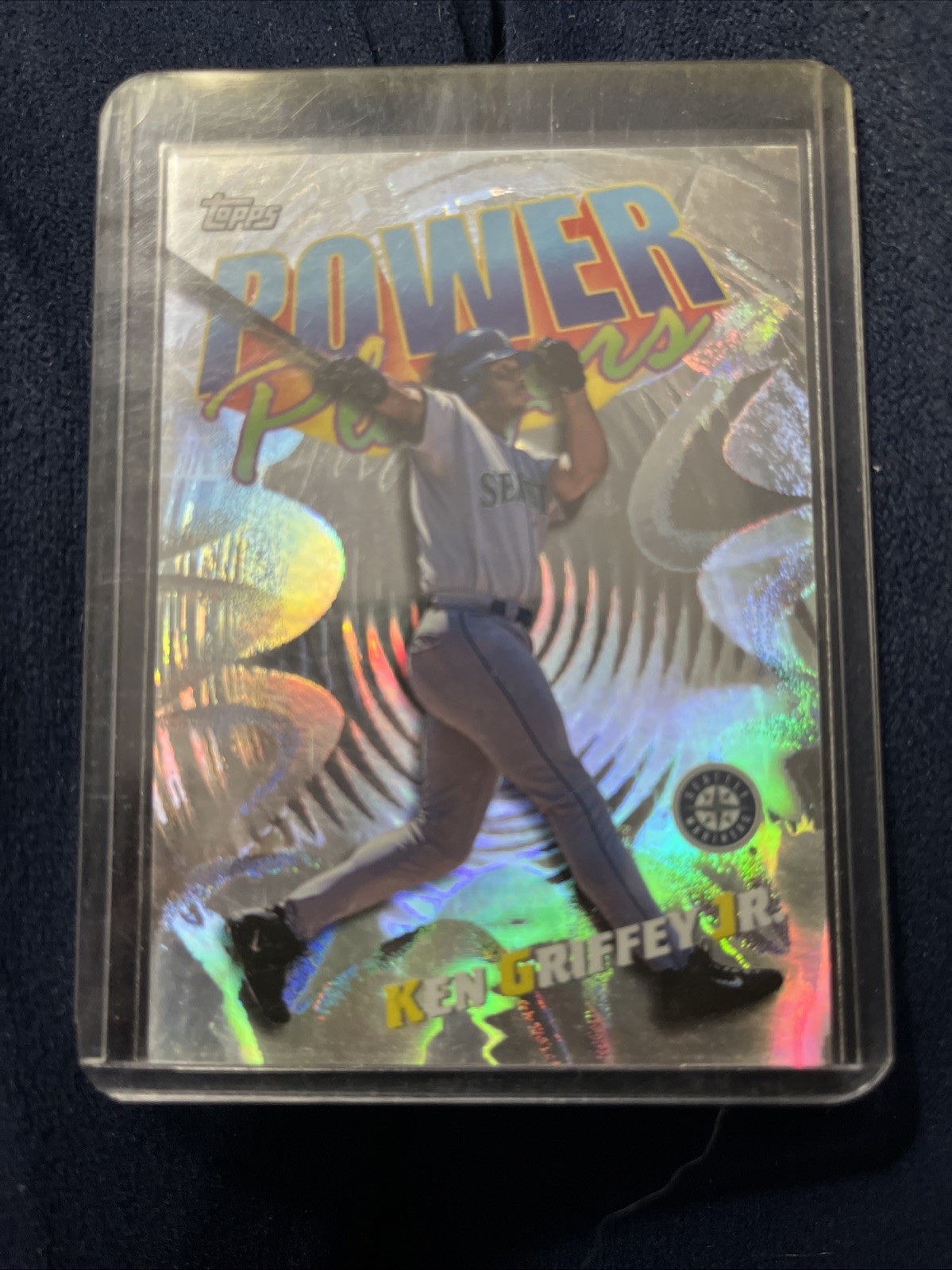 Topps Power Players Ken Griffey Jr. P2 Hologram Seattle Mariners Baseball Card