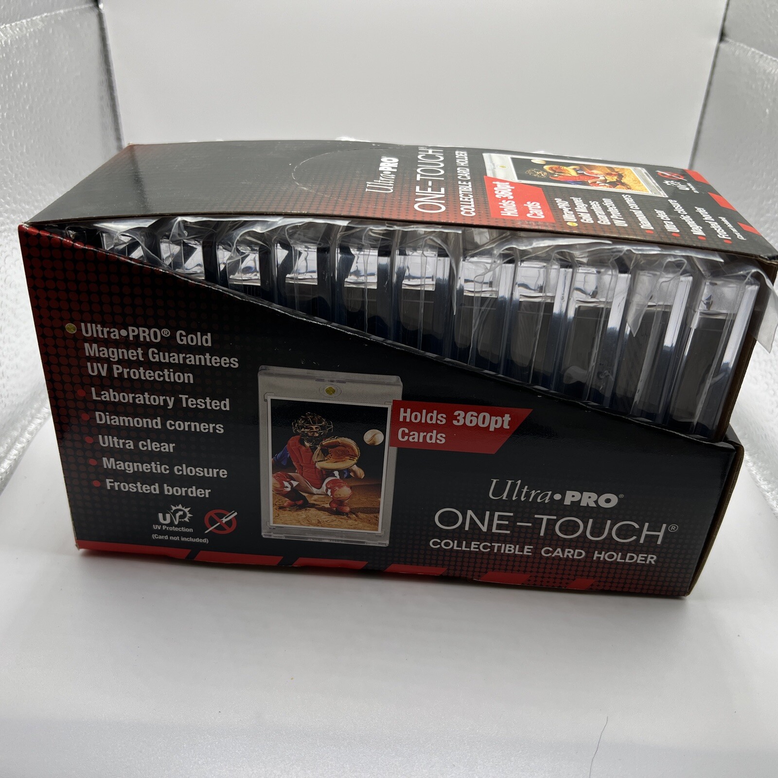 Ultra Pro One-Touch Thick Card 360pt Point Magnetic Card Holder, BOX of 12 total