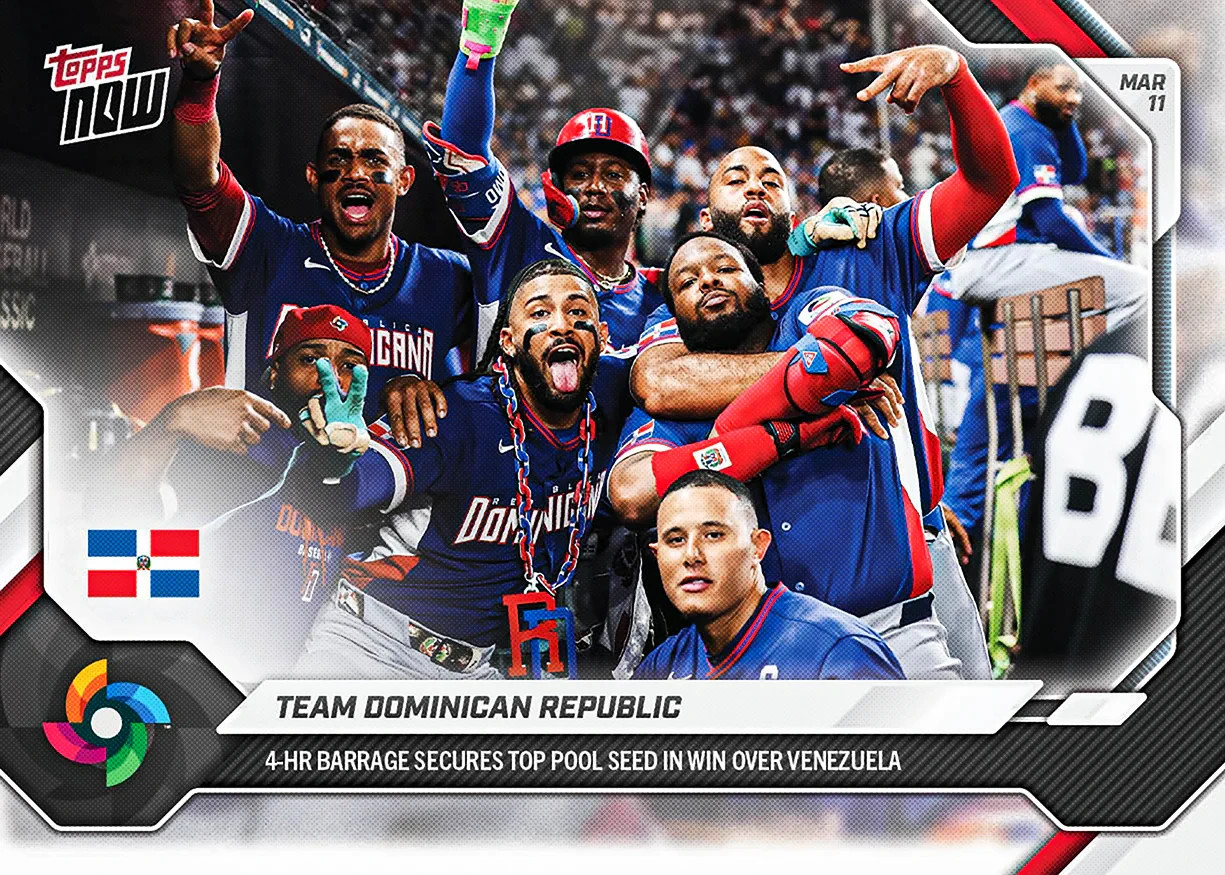 Team Dominican Republic – 2026 World Baseball Classic Topps NOW Card 26