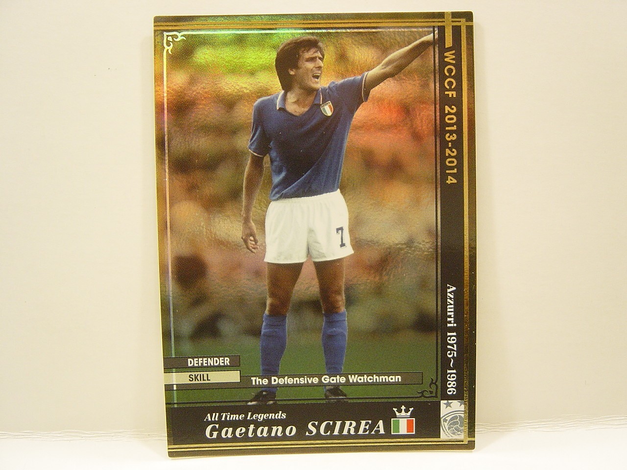 Panini WCCF 2013-14 ATLE Gaetano Scirea 1953 Italy　No.7 Juventus Azzurri Legends