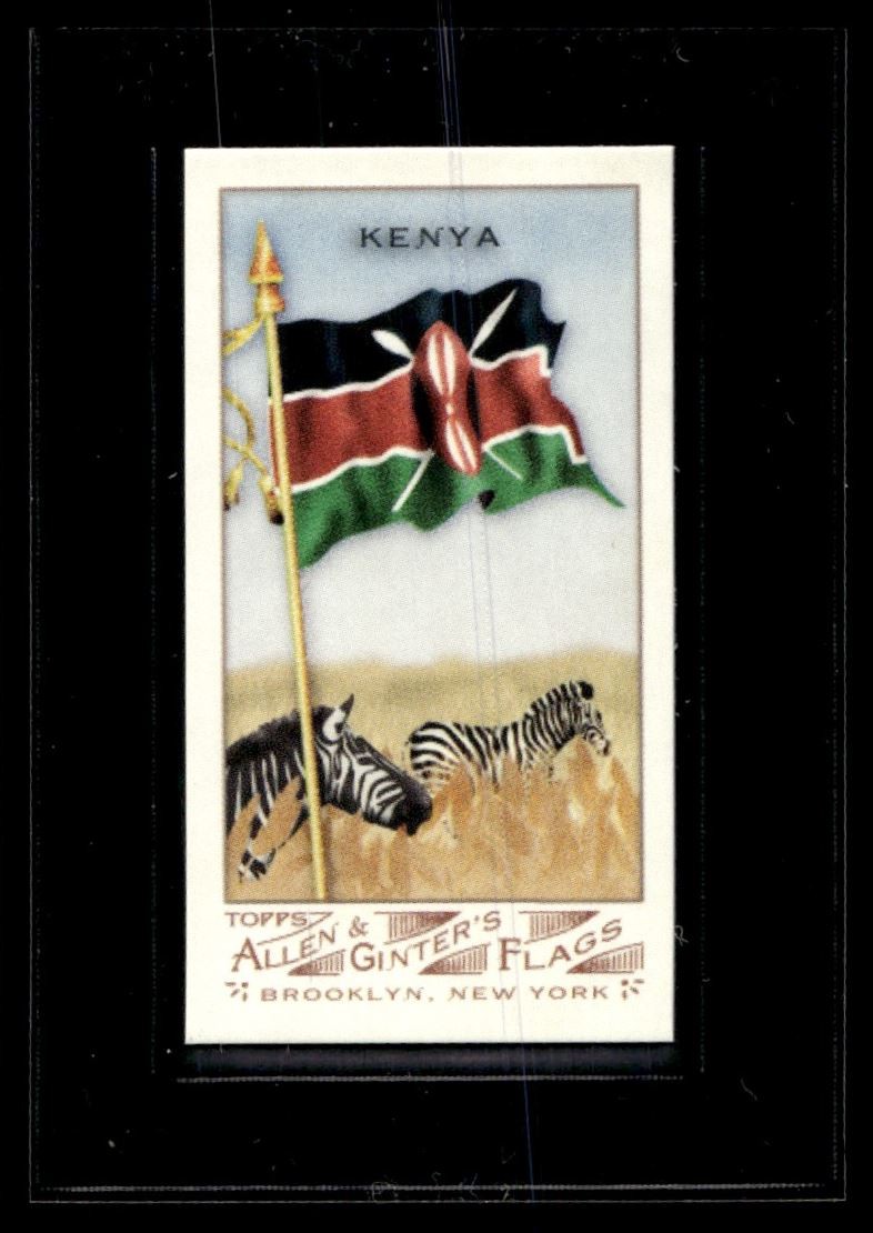 2007 Topps Allen & Ginter Mini Flags of all Nations Kenya