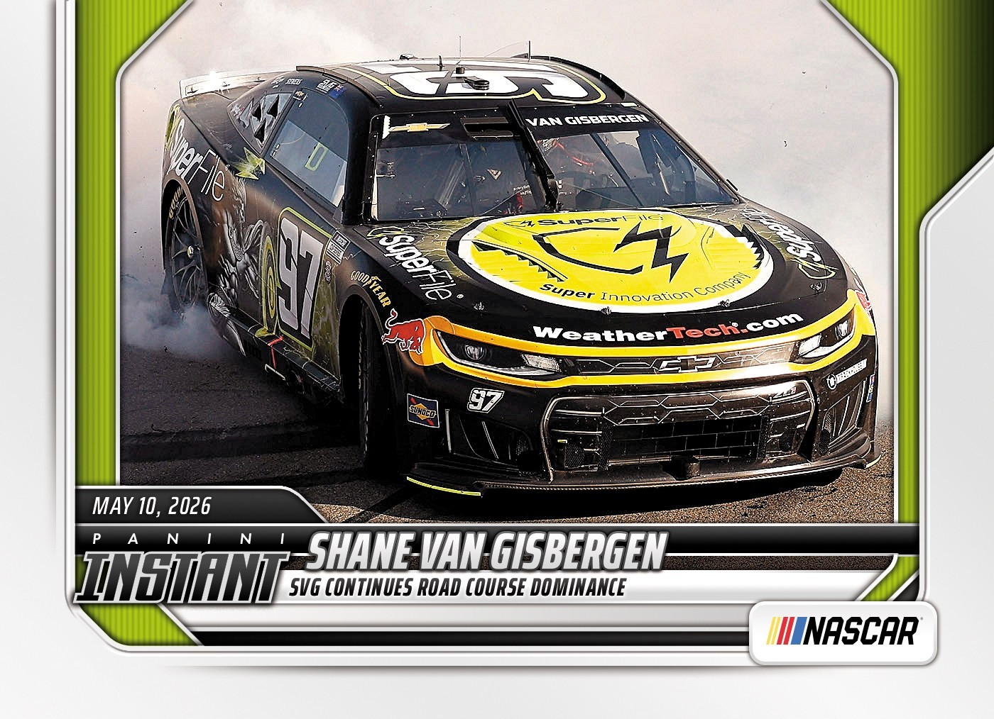 Shane van Gisbergen ROAD DOMINANCE 2026 Panini Instant NASCAR #40 card 1 of 94