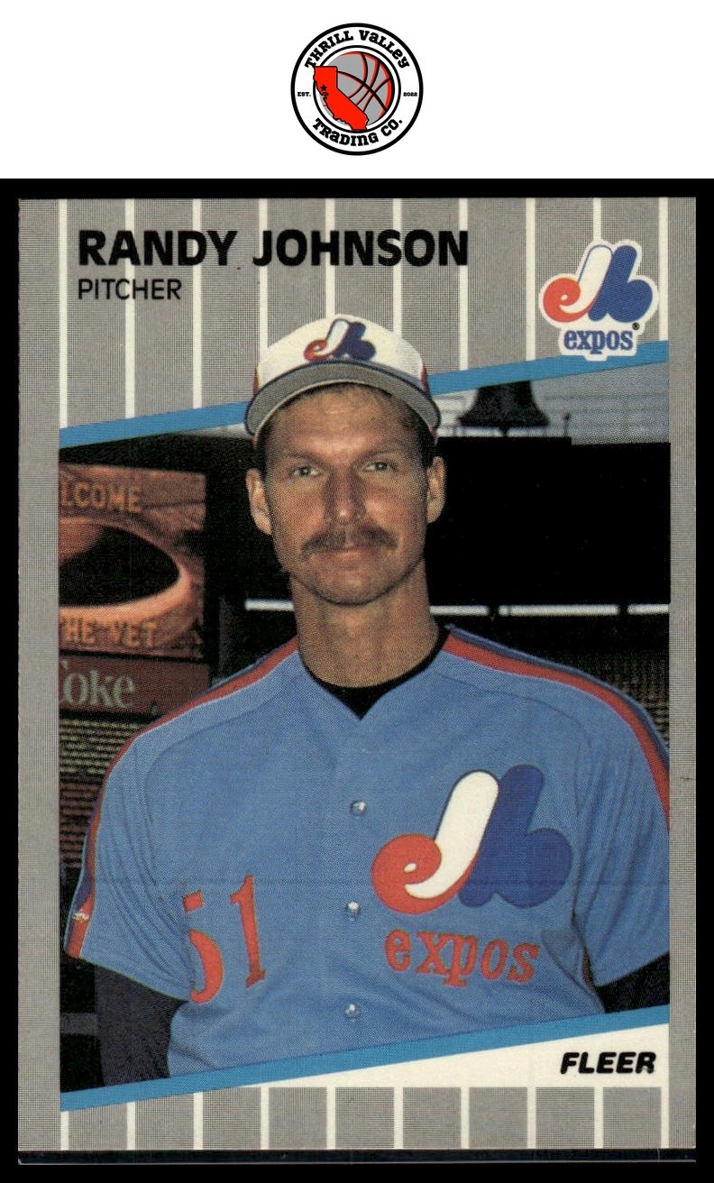 1989 Fleer #381 Rookie Randy Johnson GET EVERY 4TH FREE