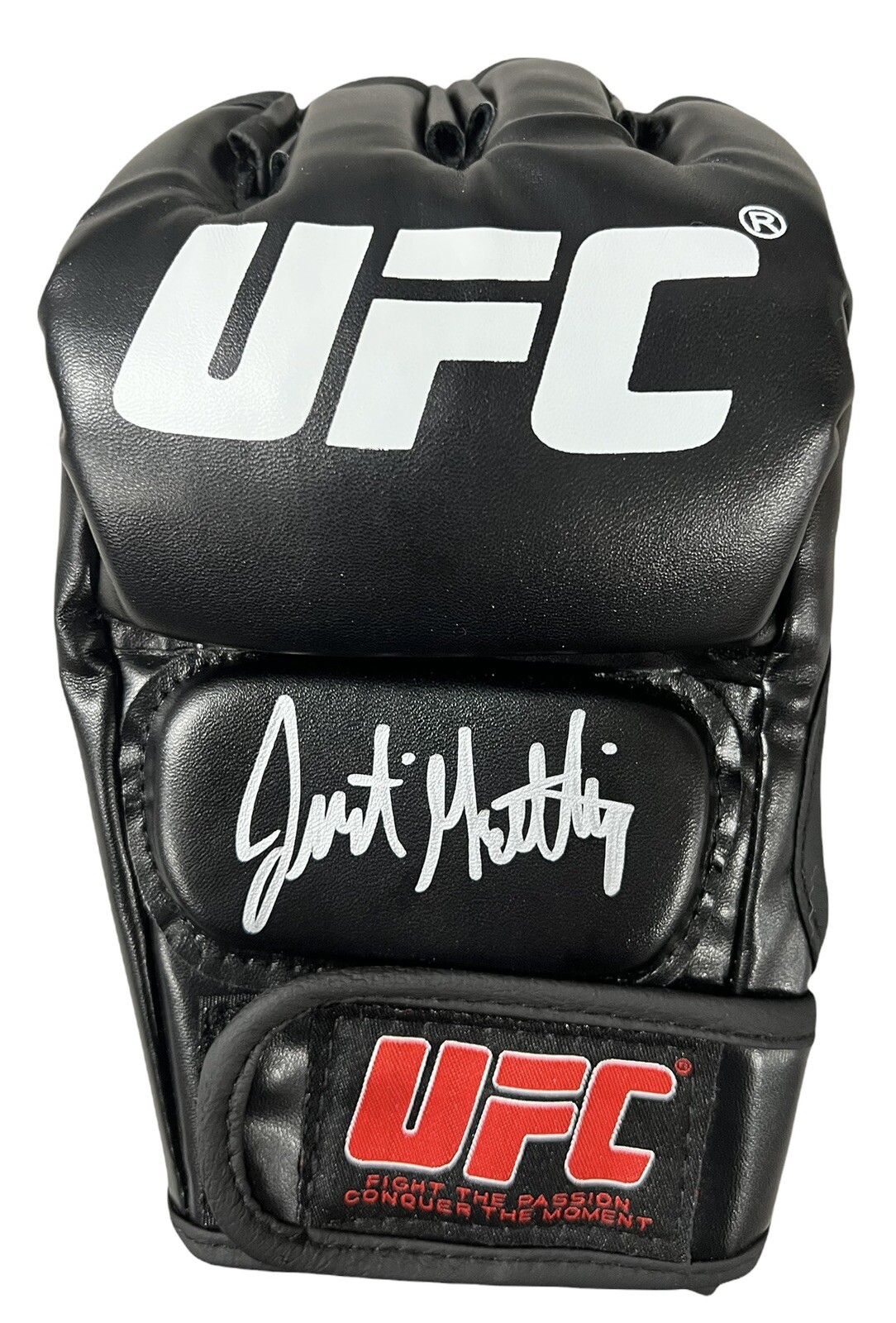 Justin Gaethje The Highlight Signed UFC Boxing Glove Beckett COA