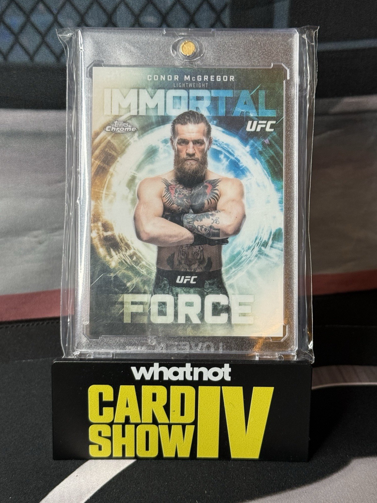 2026 Topps Chrome UFC – CONOR McGREGOR Immortal Force CASE HIT 💎 SSP #IF-CM