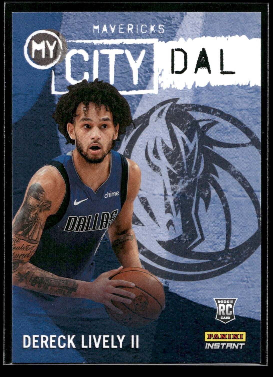 2023-24 Panini Instant Dereck Lively II ROOKIE MY CITY 1/543 SP Mavericks #30 RC