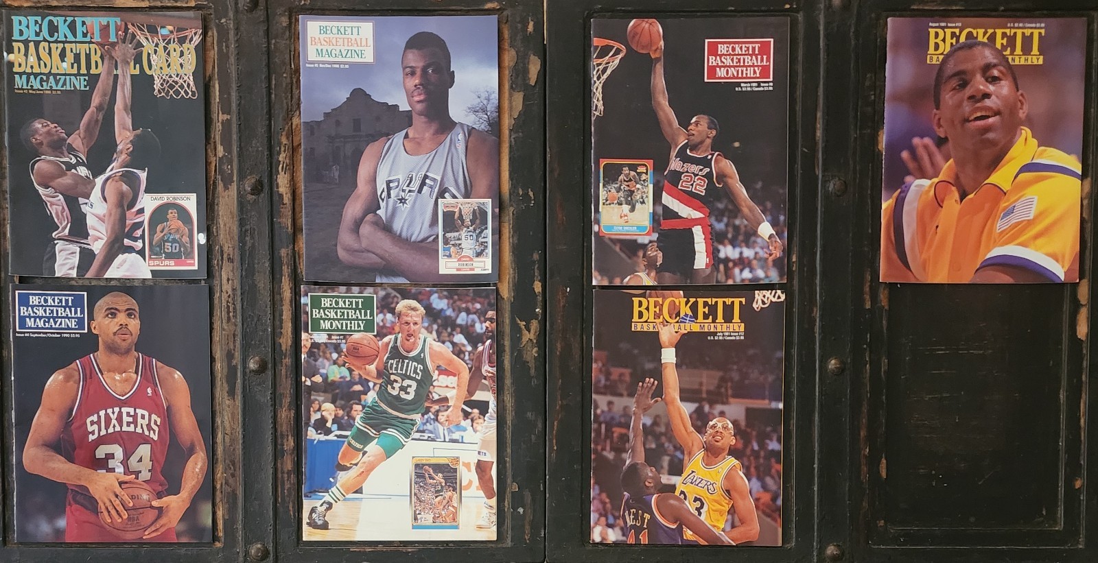 Vintage Beckett Basketball Magazine Lot of 7 Issues #2 #4 #5 #7 #8 #12 #13…