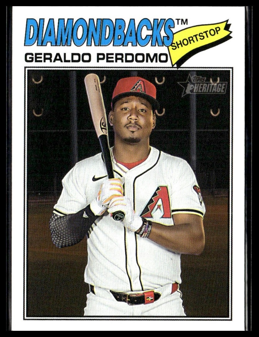 2026 Topps Heritage 216 Geraldo Perdomo Arizona Diamondbacks Short Print SP
