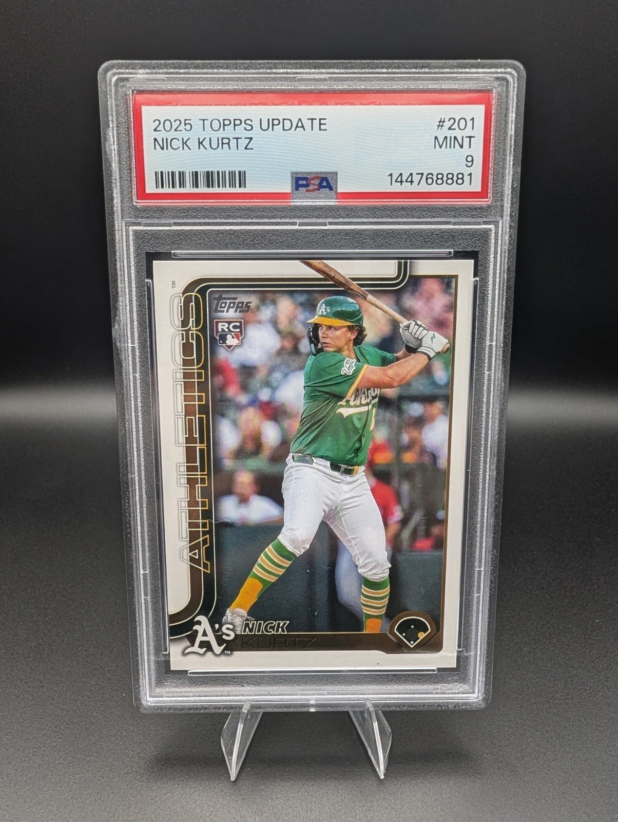 2025 Topps Update #201 Nick Kurtz RC Rookie Mint PSA 9