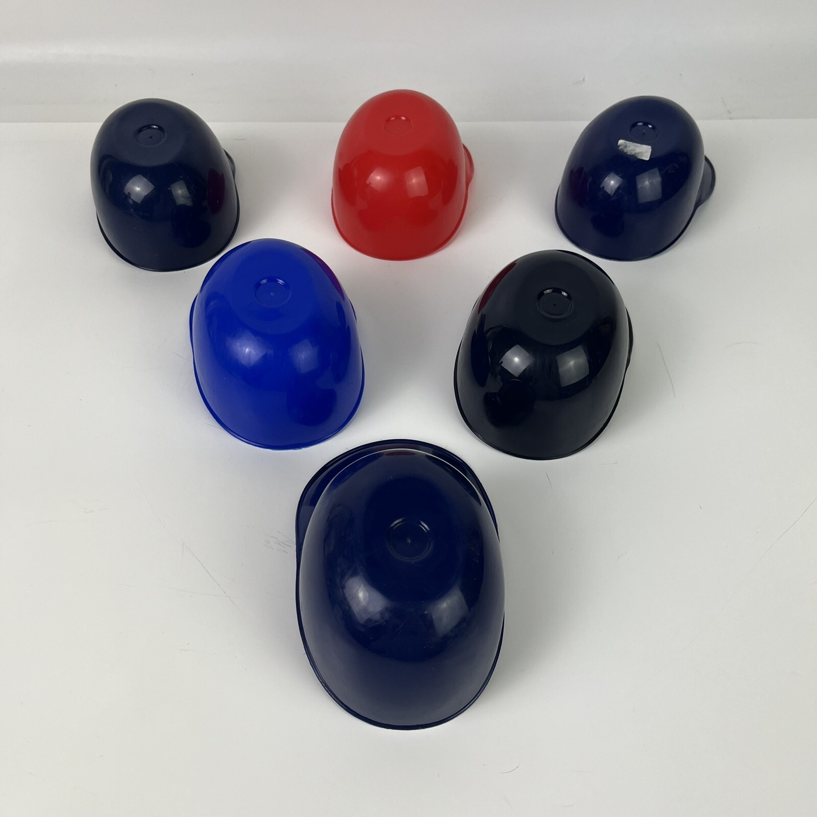 MLB Baseball Mini Helmets 8oz Ice Cream Bowls Collectable lot of 6 Cubs Dodgers