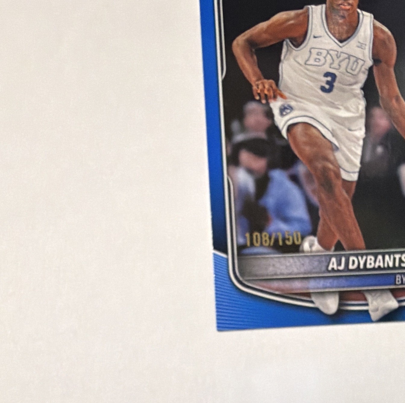 Topps 2025 Bowman U Prospects AJ Dybantsa BYU Cougars #BPP-1 Blue /150