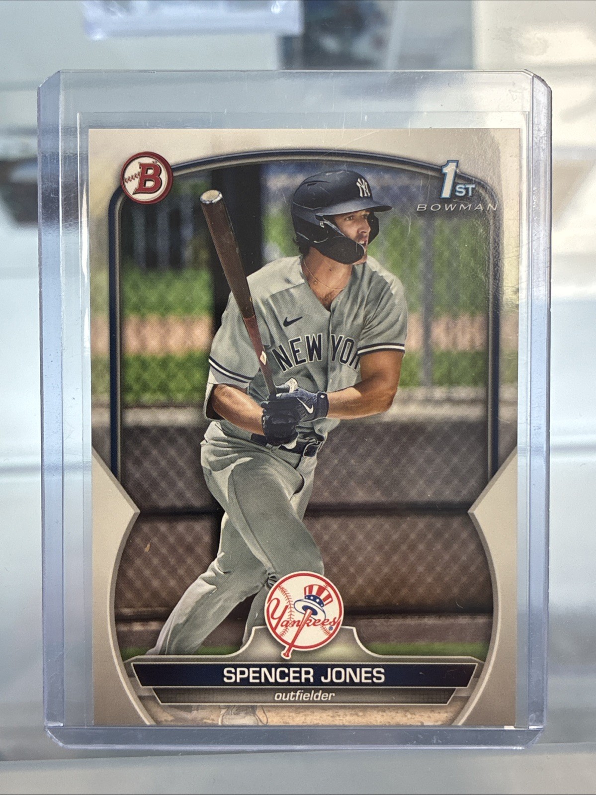 Spencer Jones 2023 Bowman 1st Rookie RC #BP-139 New York Yankees Baseball Card