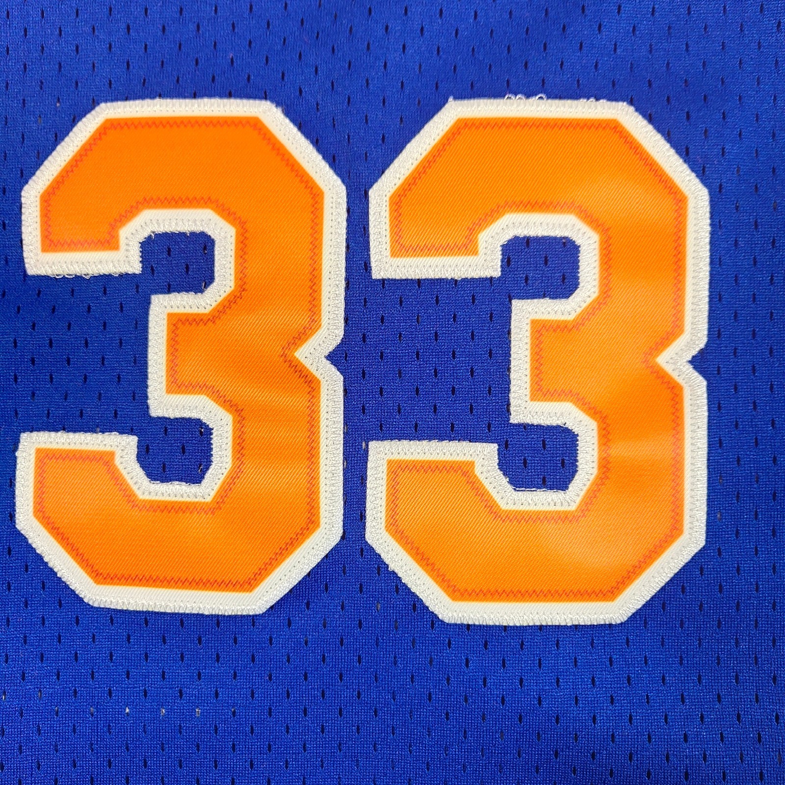 Patrick Ewing #33 Sewn Jersey, 1991-92 Season, Retro Blue. Free Shipping