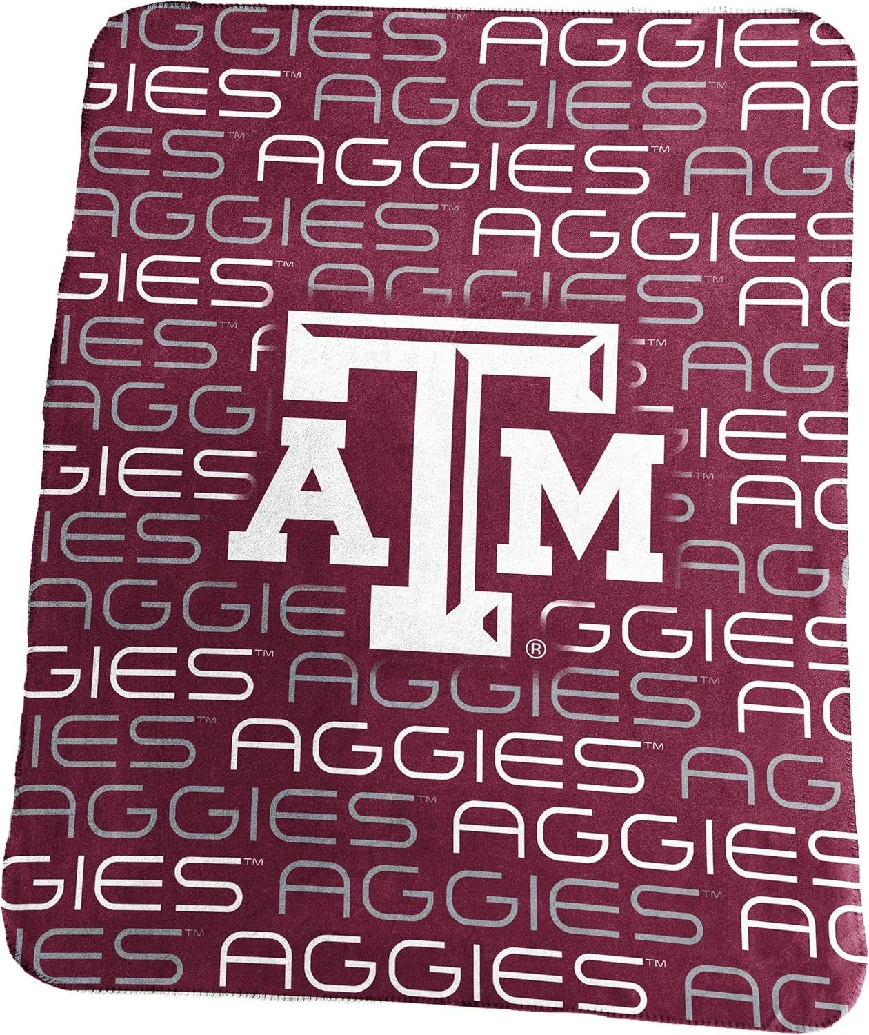 Lightweight NCAA Texas A&M Aggies Fleece Blanket for Cozy Game Days – 50″ x 60″