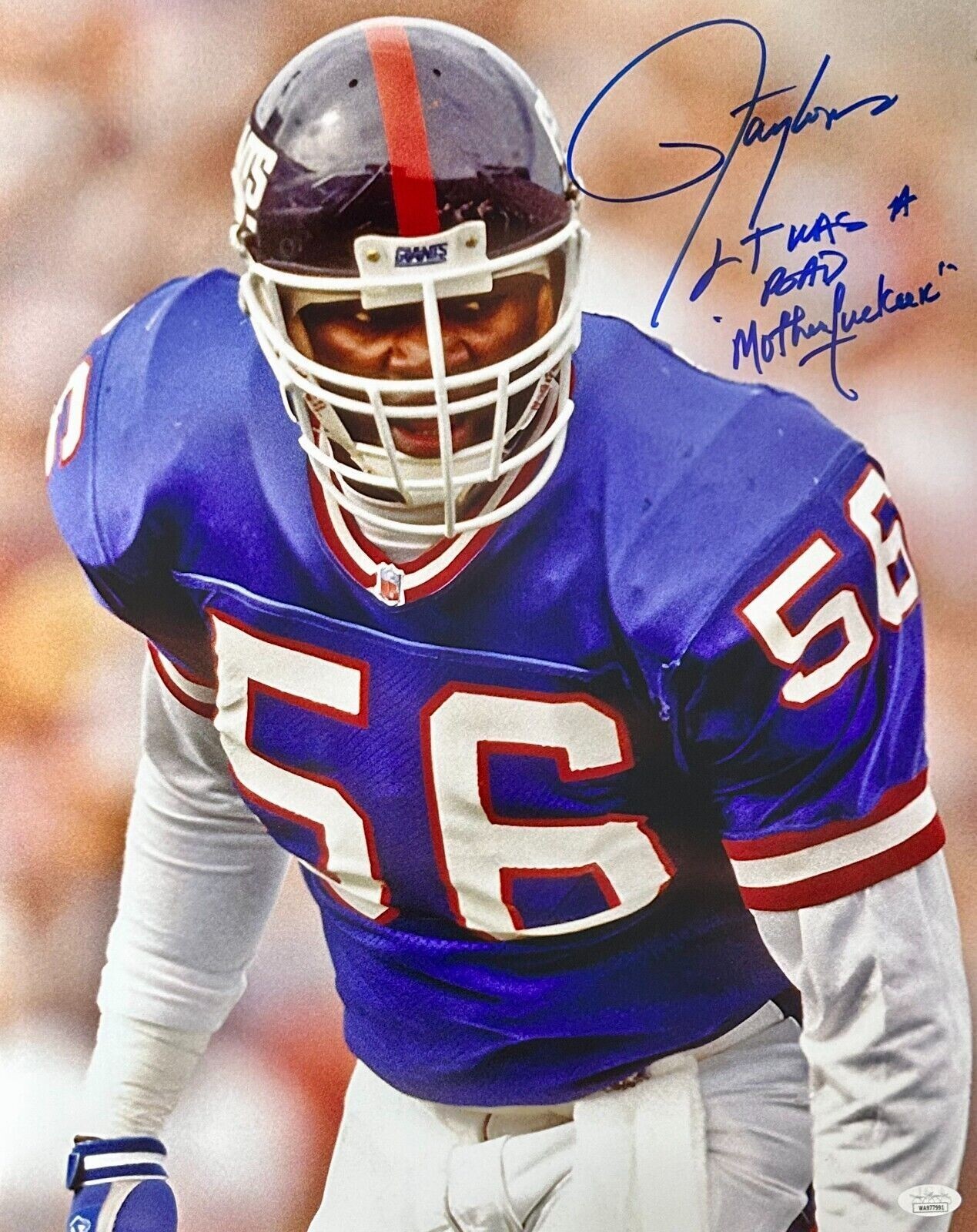 Lawrence Taylor Reproduction signed archival quality photo