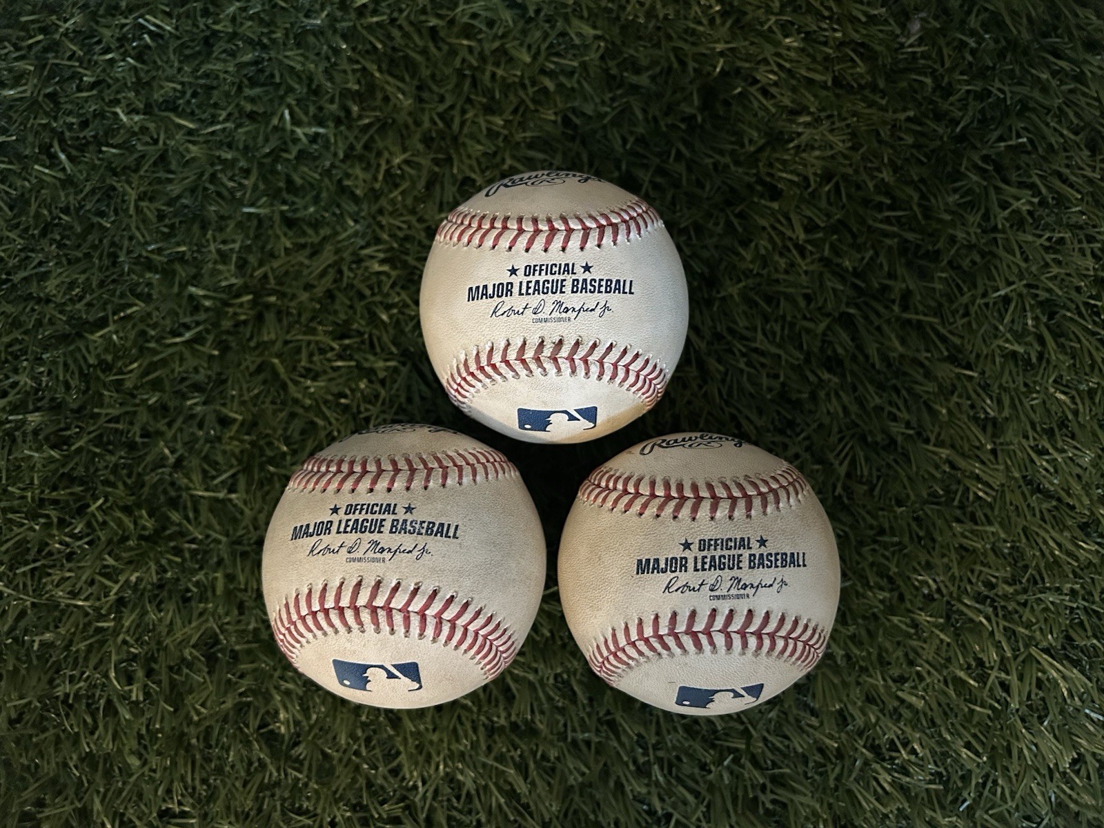 Rawlings Official Major League Baseball X 3 – GAME PREPPED (rubbed) Read Body