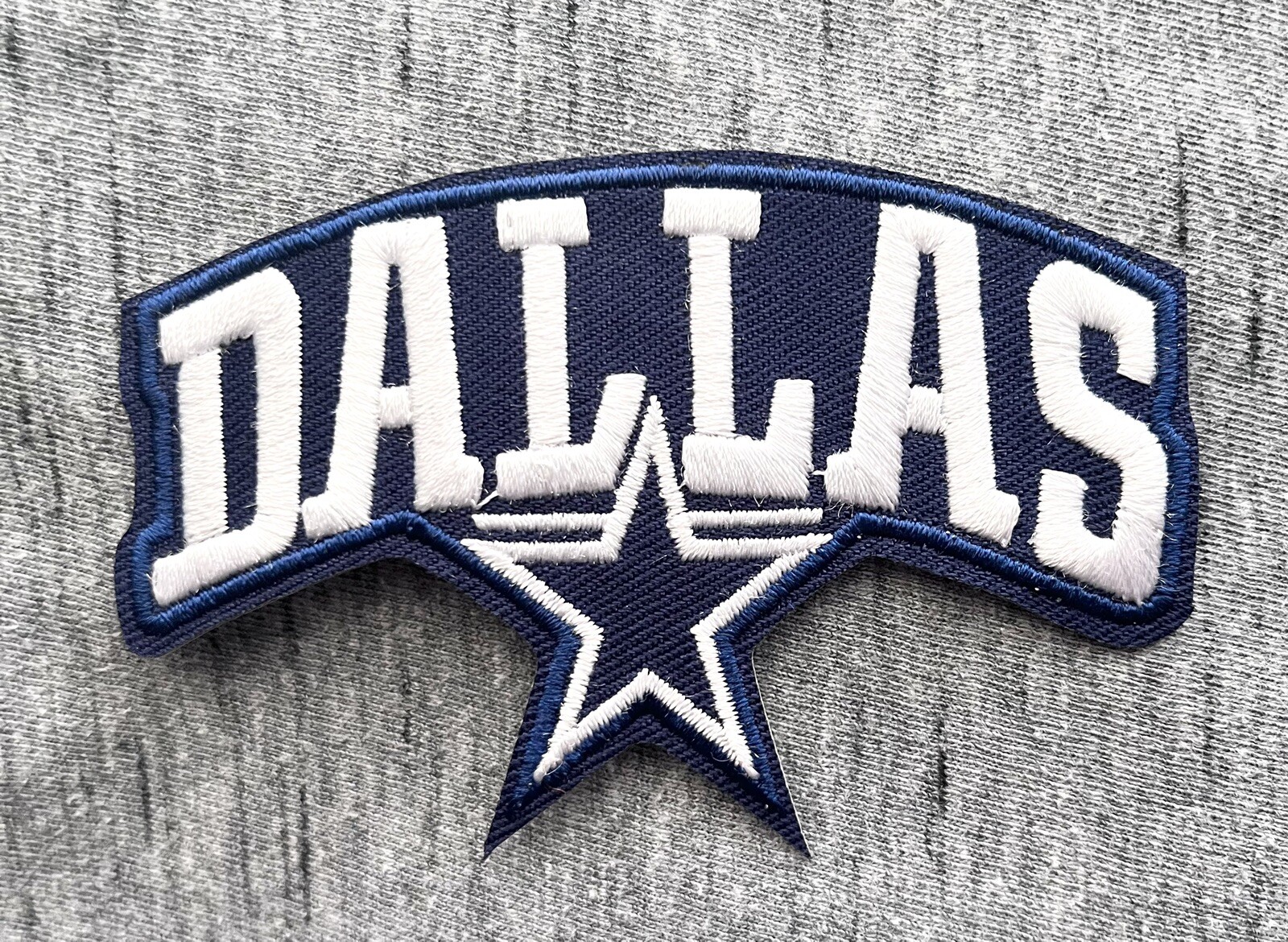 DALLAS COWBOYS EMBROIDERED IRON ON PATCH 2.25” X 3.5” FREE SHIPPING DAK PRESCOTT