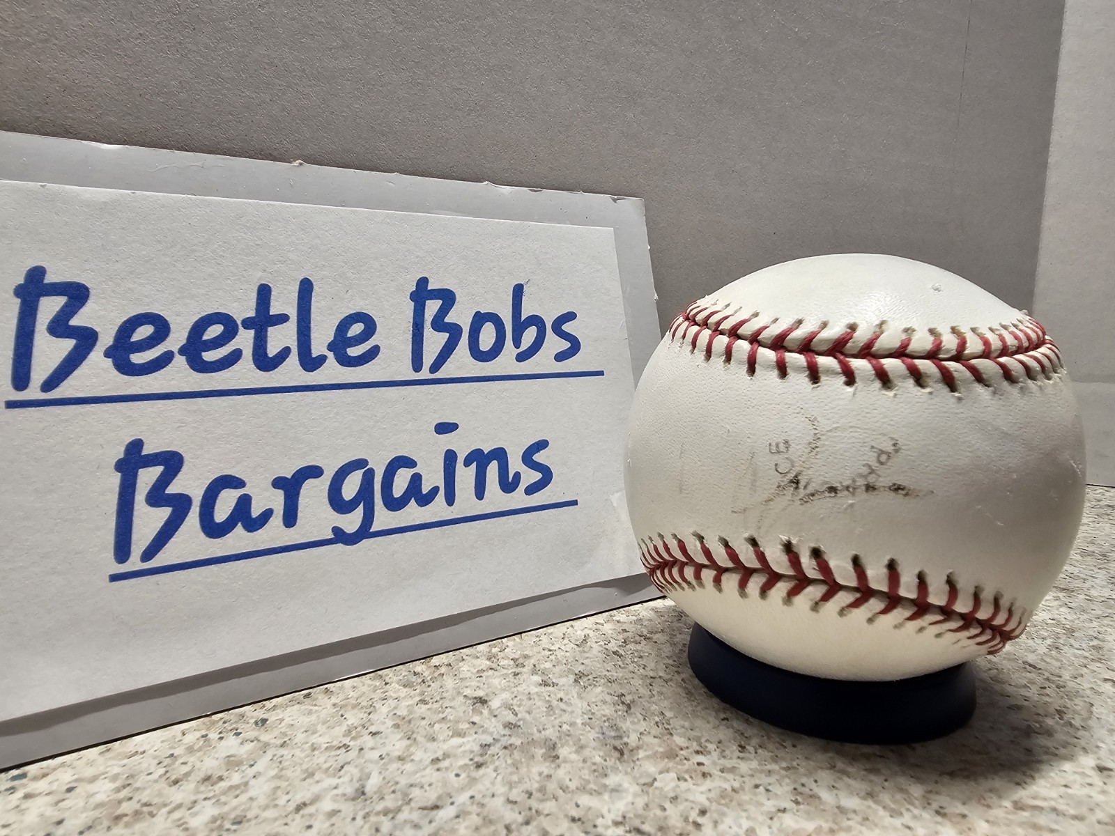 Rawlings Faint Autographed Baseball Unknown No COA