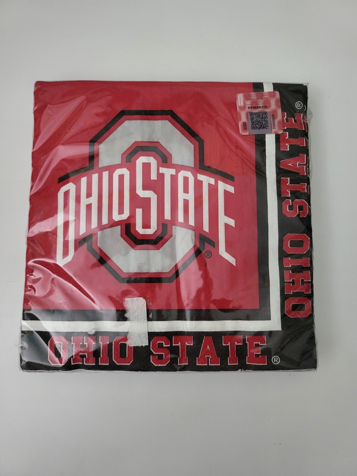 Ohio State Football – 20 CT. Napkins 2-ply 12 7/8″ *New Sealed* Rewards