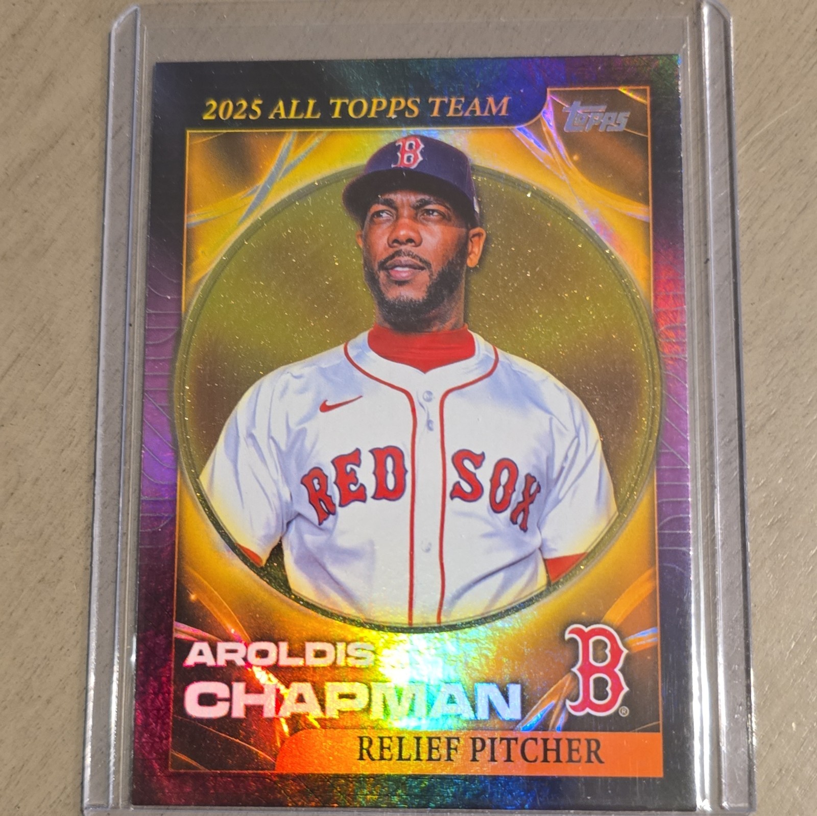2026 Topps Series 1 Aroldis Chapman 2025 All Topps Team Pink SP