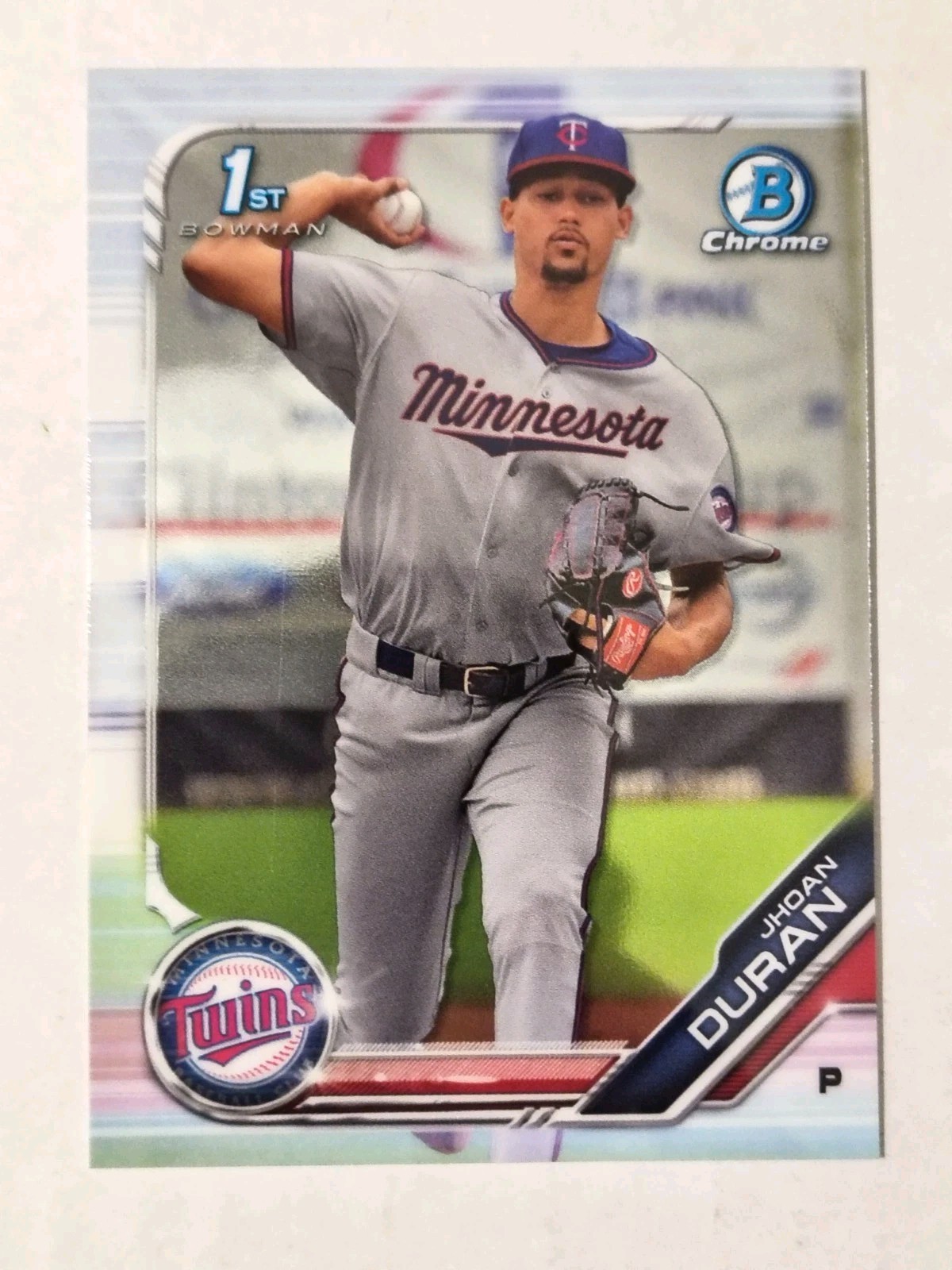 2019 Bowman Chrome Prospects #BCP-225 Jhoan Duran Twins Phillies RC 1st Bowman