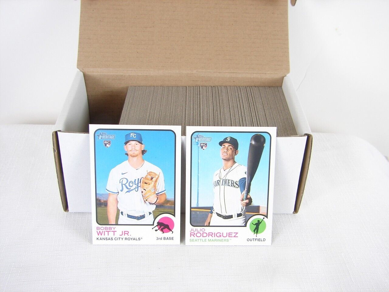 2022 Topps Heritage High Number Complete Set 501-700 + 6 Subsets Bobby Witt Jr