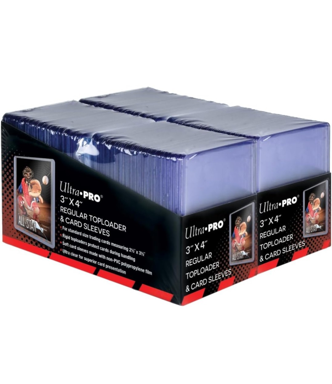 ULTRA PRO 3″ x 4″ Regular Toploaders & Card Sleeves 200 count pack