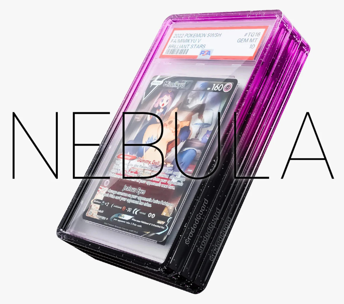 GradedGuard PSA Graded Card Case Guard Protector NEBULA Limited Edition