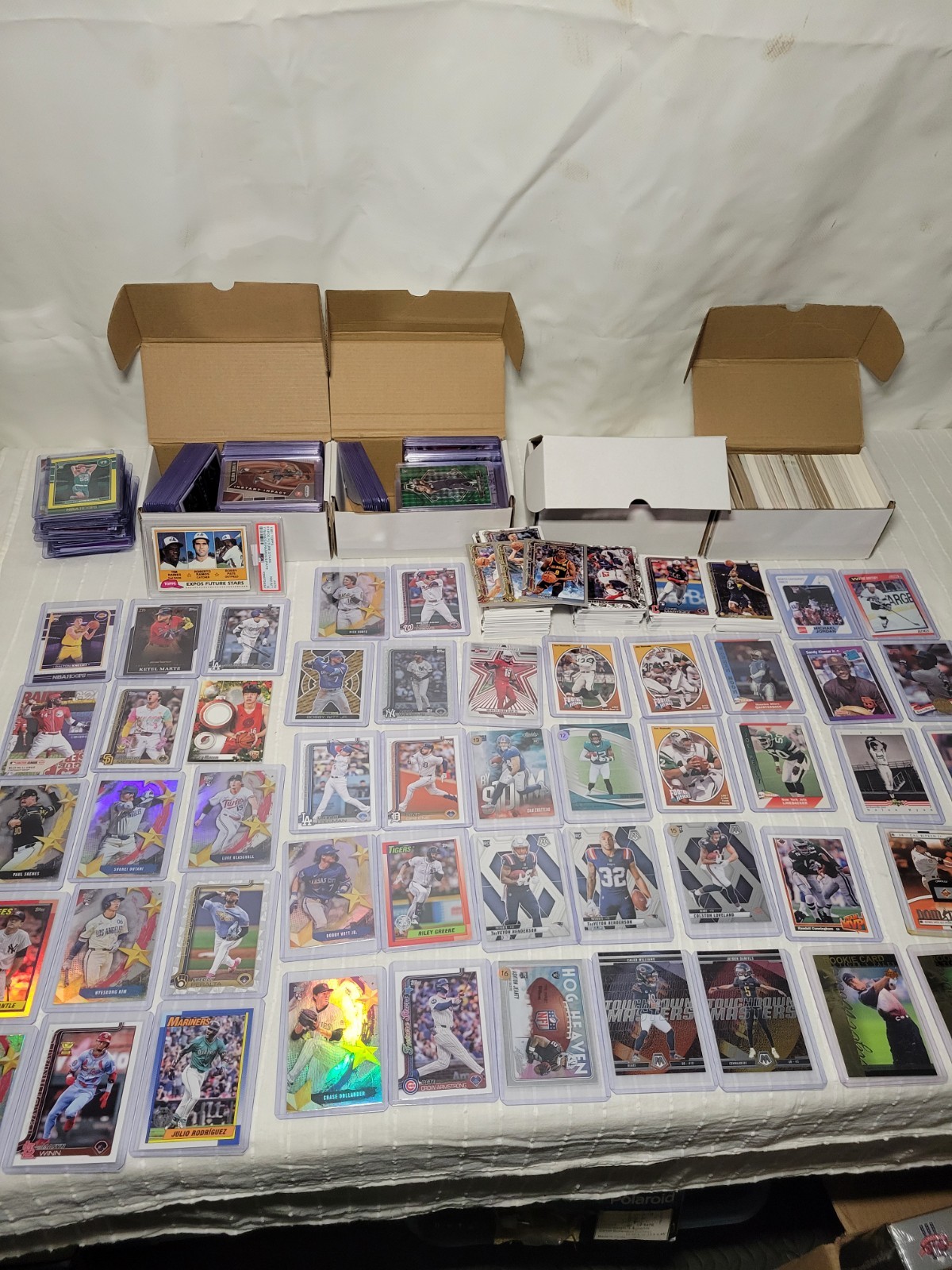 Huge sports card lot MLB NFL NBA NHL 80s 90s 2000s Modern