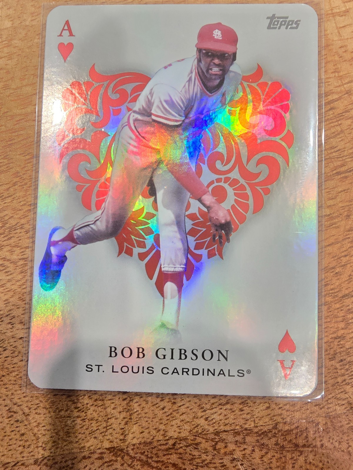 2023 Topps #AA2 Bob Gibson – All Aces SP Insert Card – St. Louis Cardinals