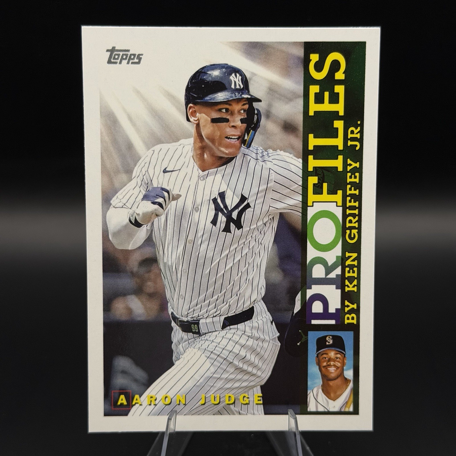 2026 Topps Series 1 Aaron Judge Profiles by Ken Griffey Jr. #TP-18 Yankees