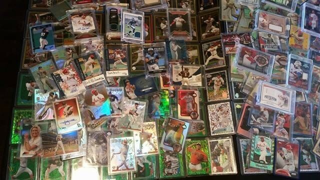 THE Best MLB BASEBALL CARD COLLECTION Lot + AUTOS RC SP Insert 1st BOWMAN & More