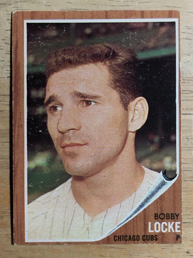 1962 Topps #359 Bobby Locke LOW GRADE