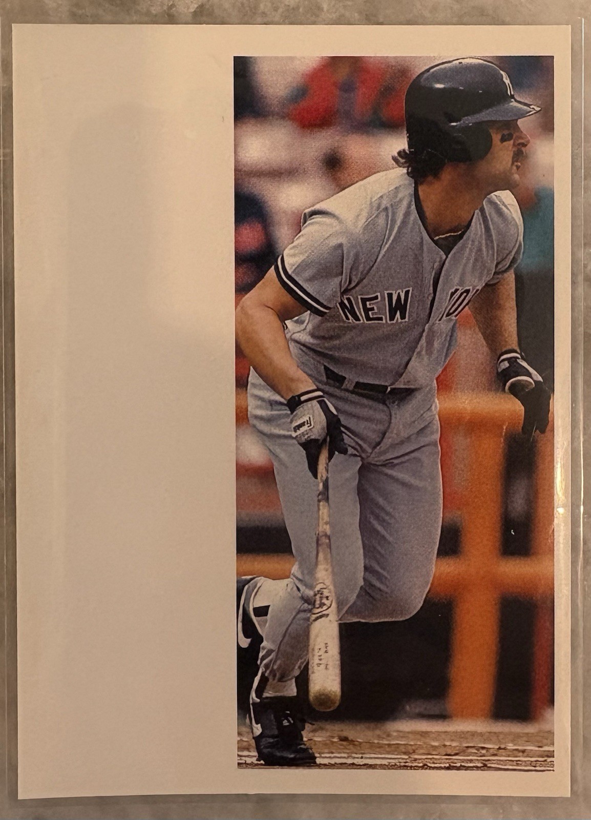 1990 Upper Deck DON MATTINGLY “No Name” Promo Proof Error Sample Cards #191 Yank