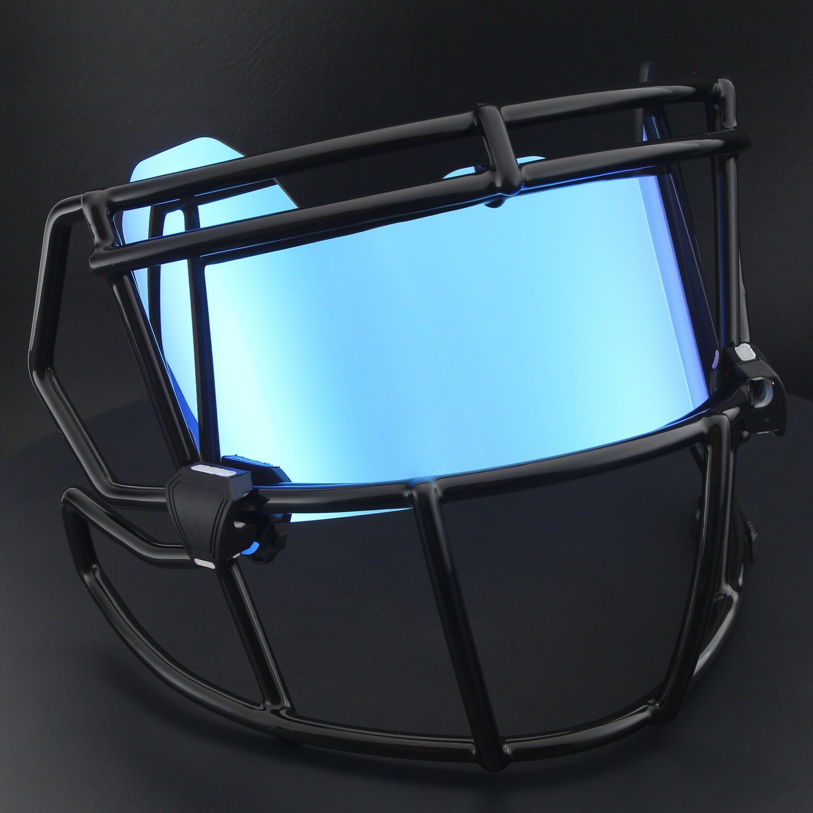 Color-Shift/Tinted Precision Football Helmet Eye Shield Visor REVO PHANTOM BLUE