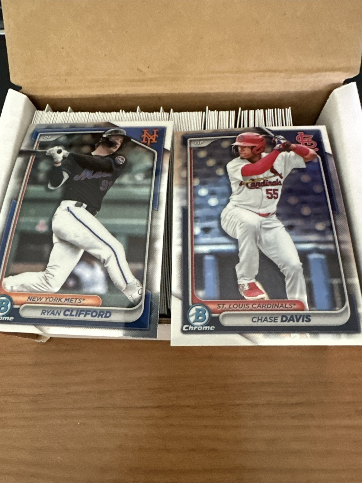 2024 Bowman Chrome Prospects Complete Set #BCP1 to BCP150 Base