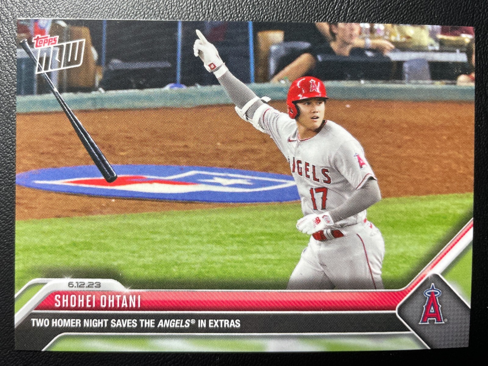 2022 Topps Now 423 Two Homer Night Shohei Ohtani LOS ANGELES ANGELS
