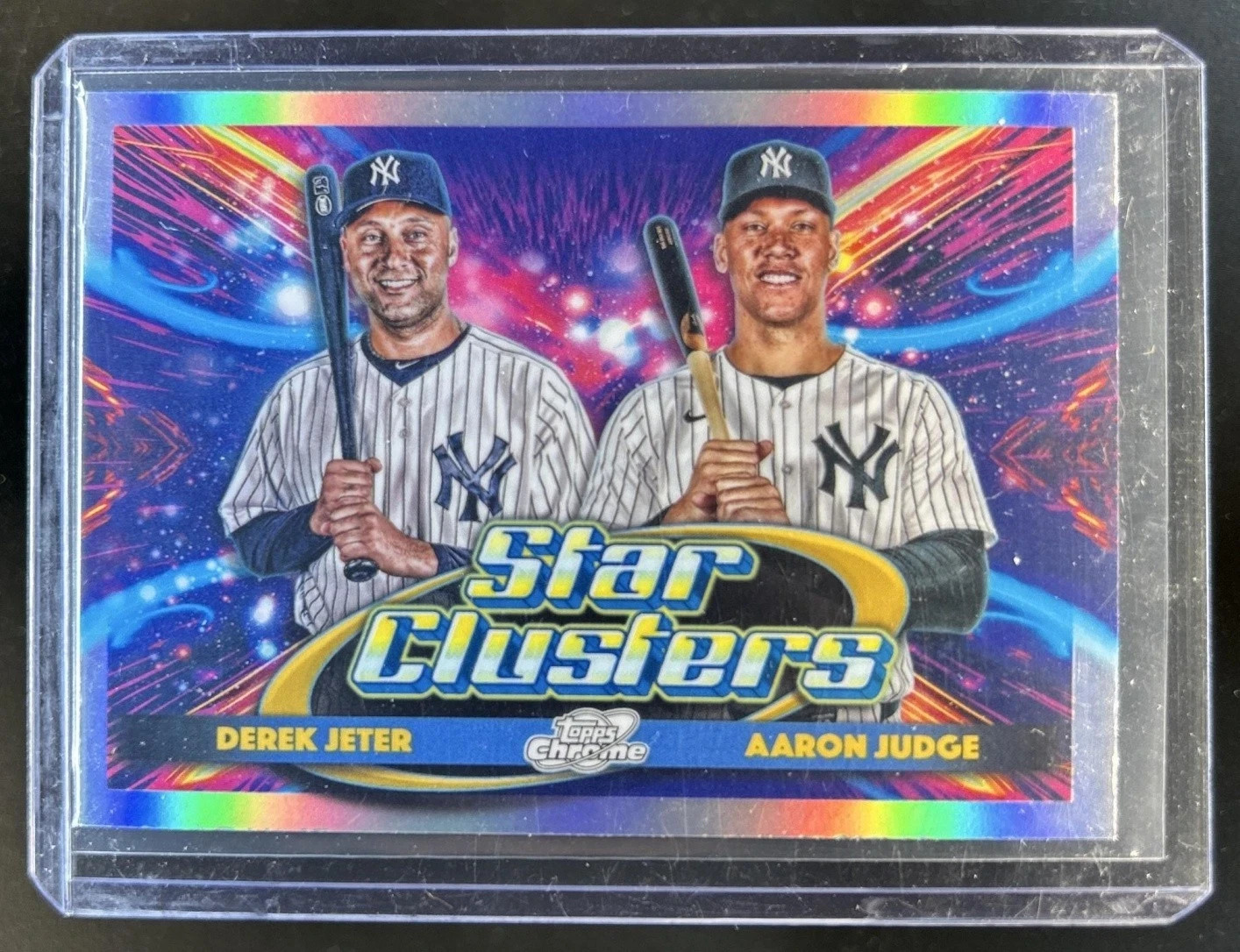 2025 Topps Cosmic Chrome Derek Jeter Aaron Judge Star Clusters #DSC-1 NY Yankees