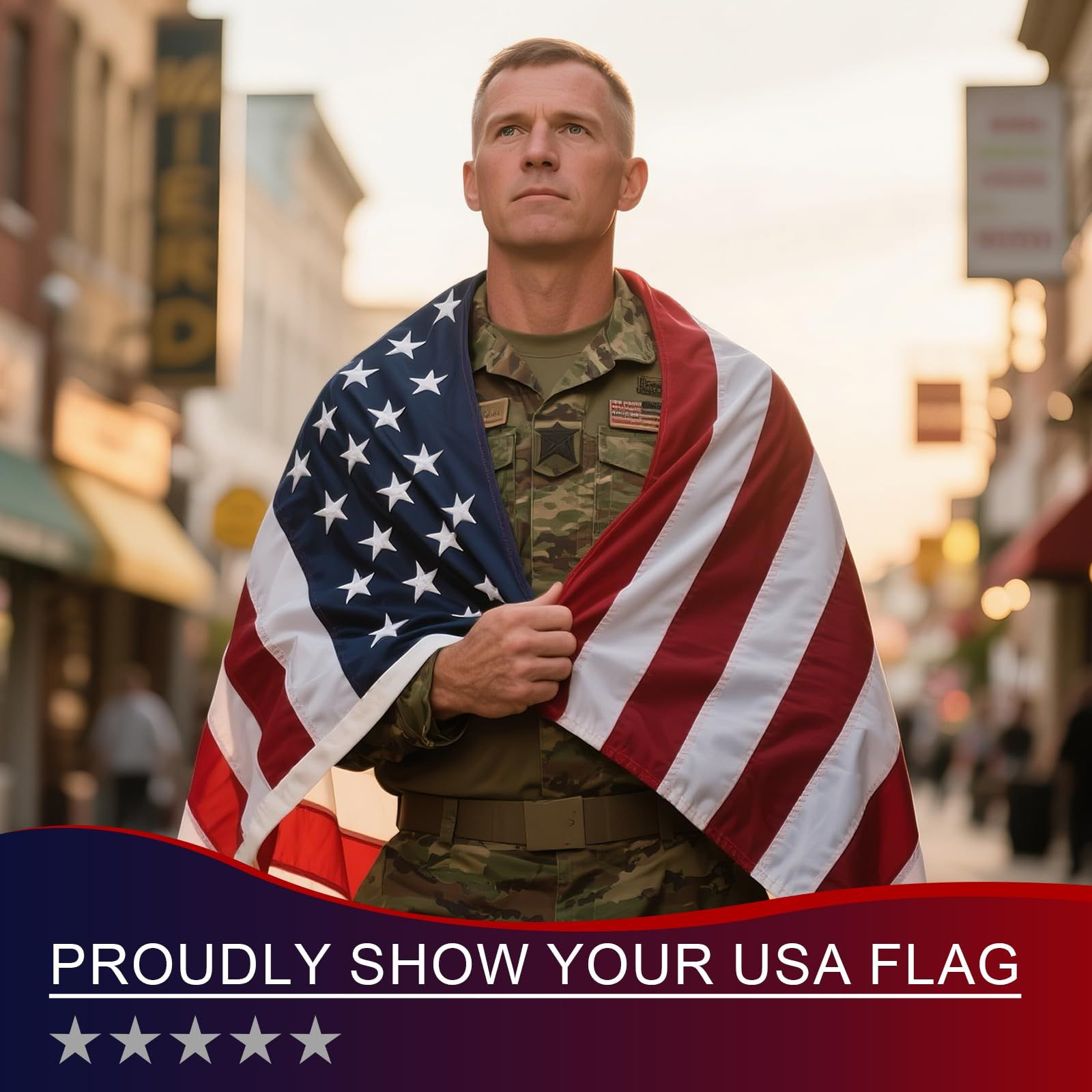 3×5 American Flags for Outside – US Flag Heavy Duty Outdoor – ft
