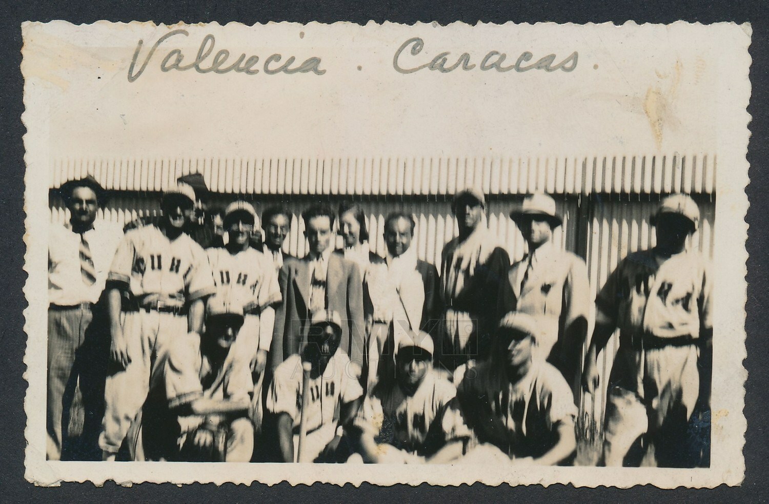 1930’s “Team Cuba Arrives in Caracas”, Latin American Baseball Tournament Photo