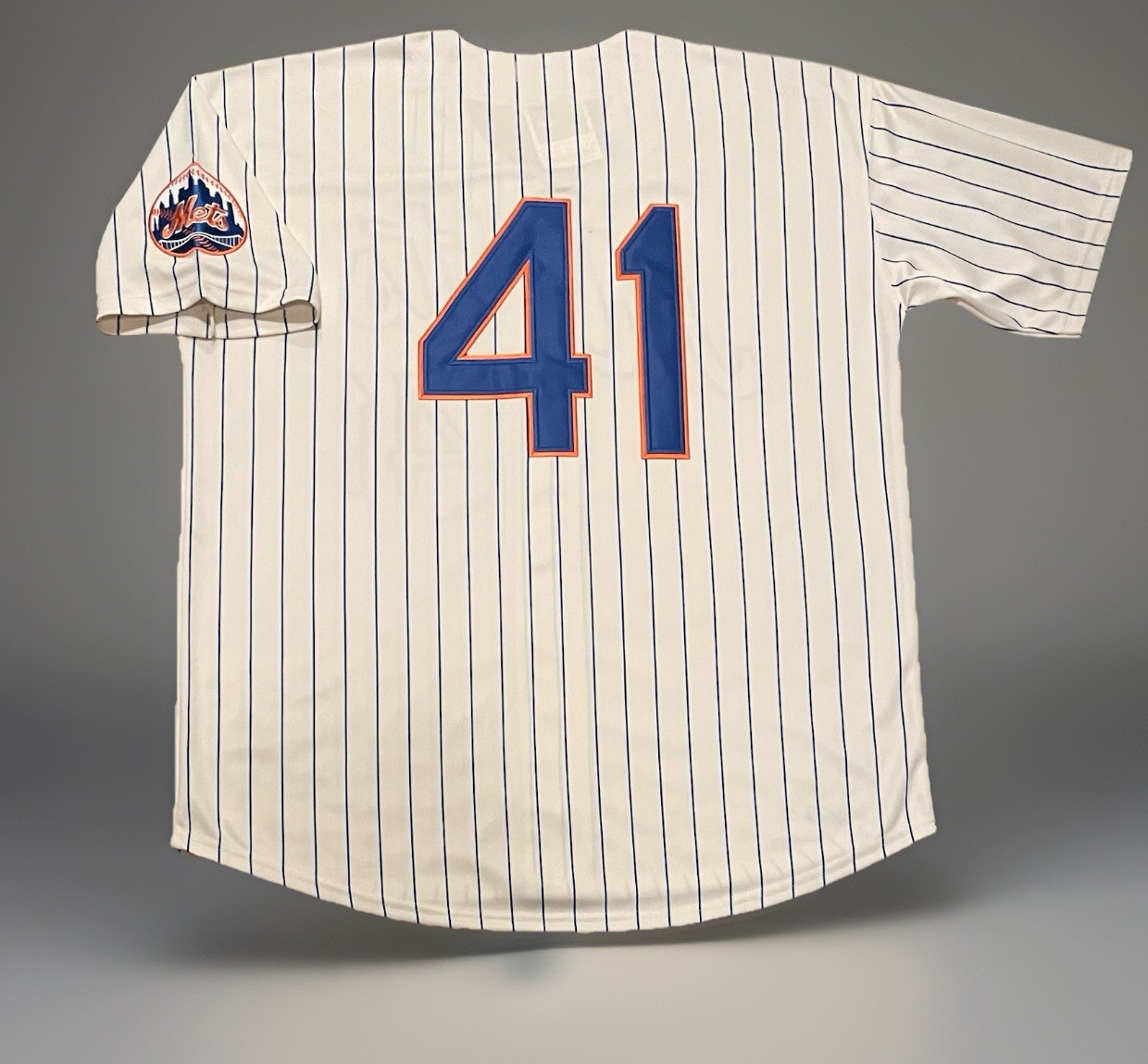 Tom Seaver New York #41 Jersey Mens XL 1969 Mets Home Cream Retro Throwback