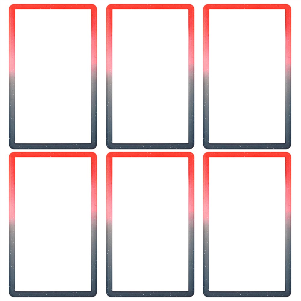 6Pcs Gradient Slab Bumper Guard Protector Skin TPU Stackable For PSA Graded Card