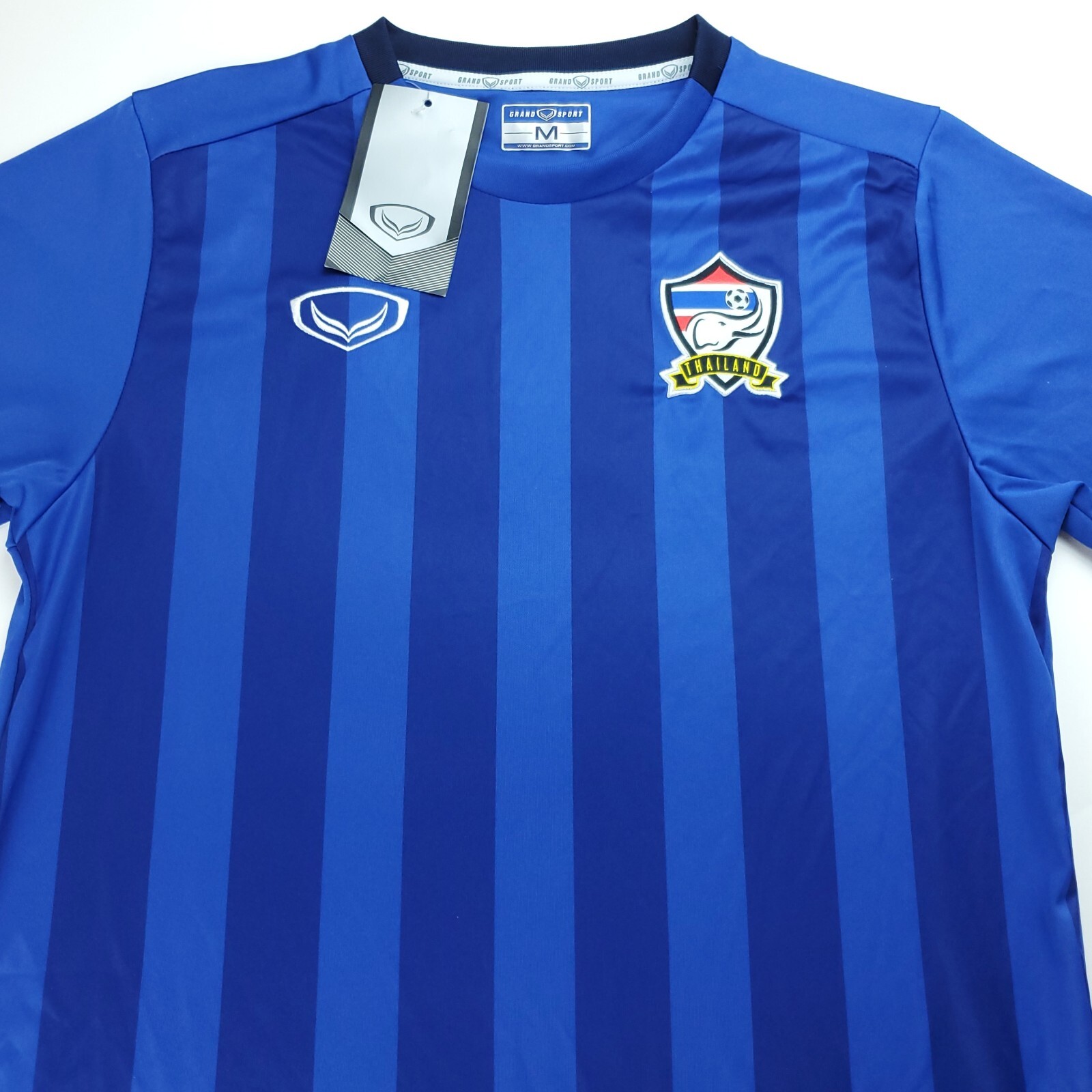 NWT Medium Grand Sport Thailand National Soccer Team Blue Mens 2010s home jersey