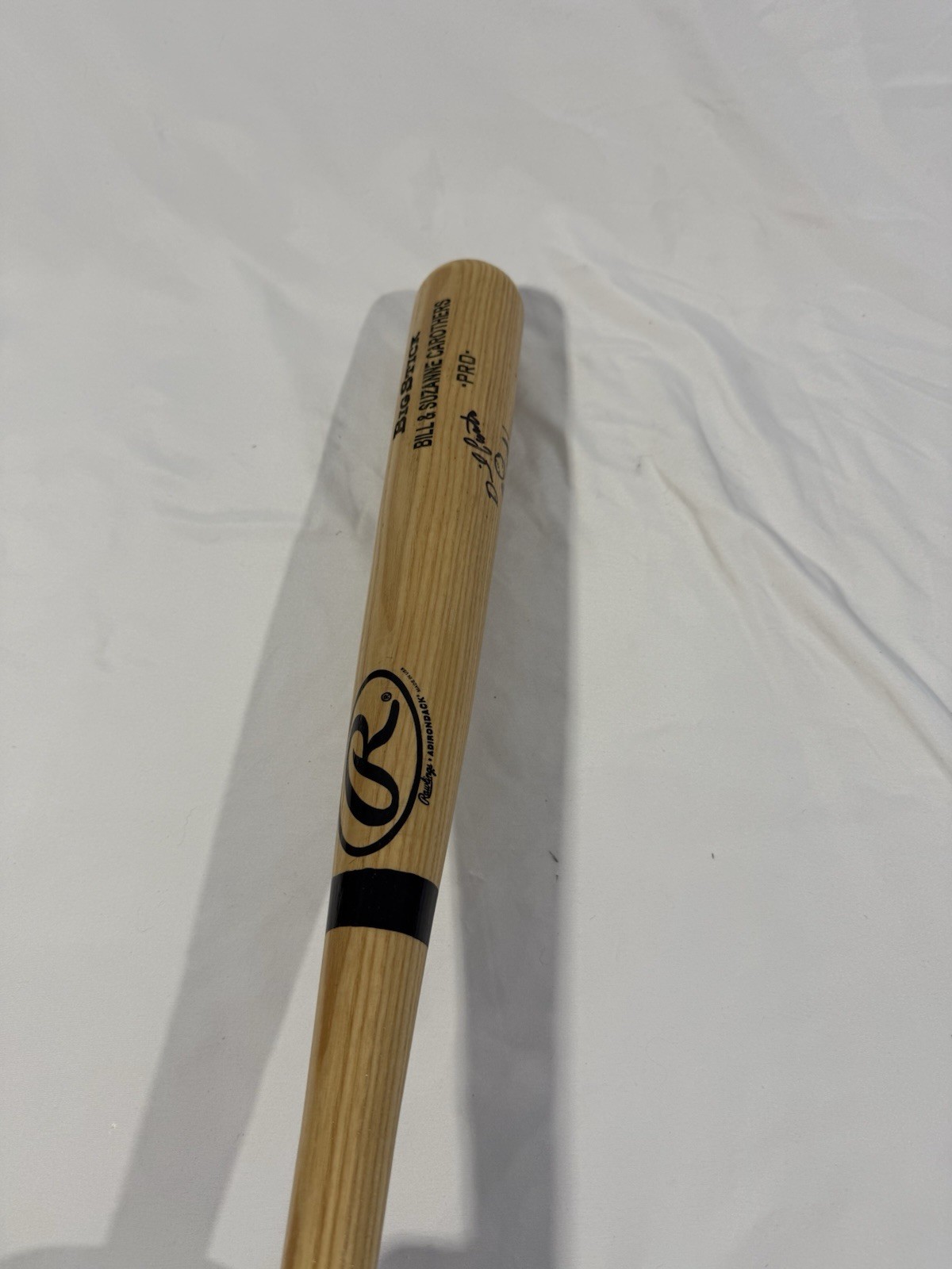 Rawlings Big Stick Adirondack Pro Model Wood Baseball Bat 33” Unknown Autograph