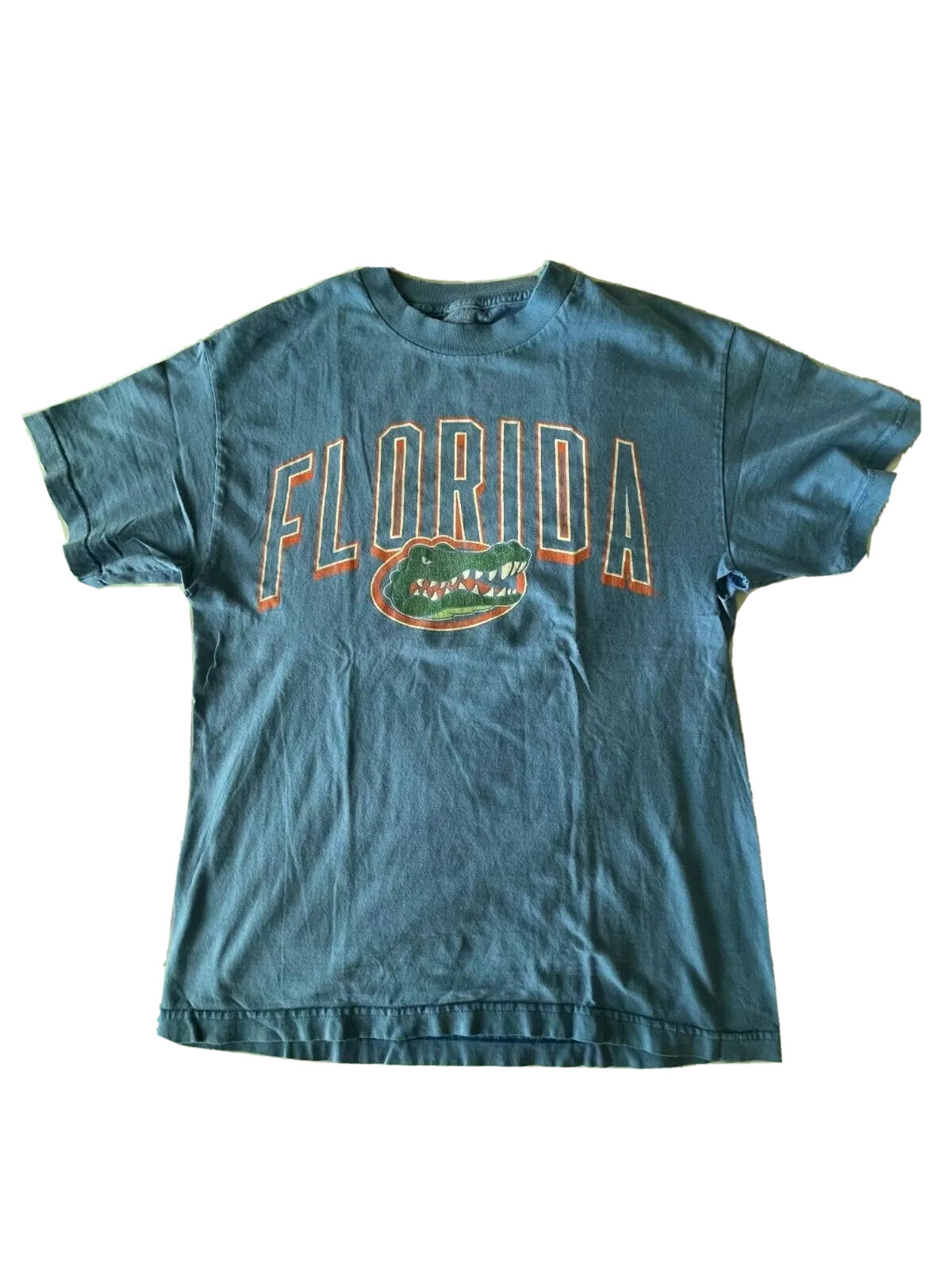 Florida Gators Champs T Shirt Blue Size S Pre Owned Distressed