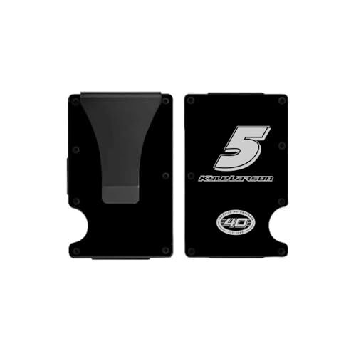 Kyle Larson #5 NASCAR Name and Number Etched Aluminum Compact Wallet